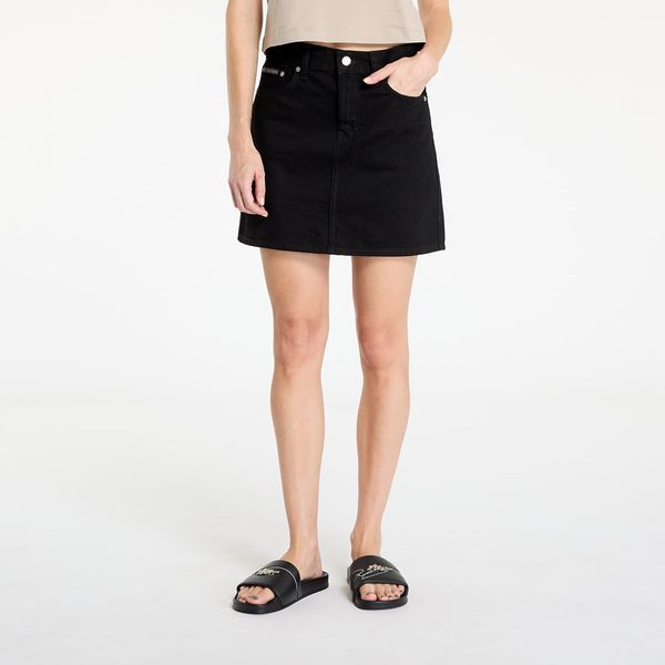 Calvin Klein Пола Calvin Klein Jeans Hero High Rise Mini Skirt Denim Classic Black S/29