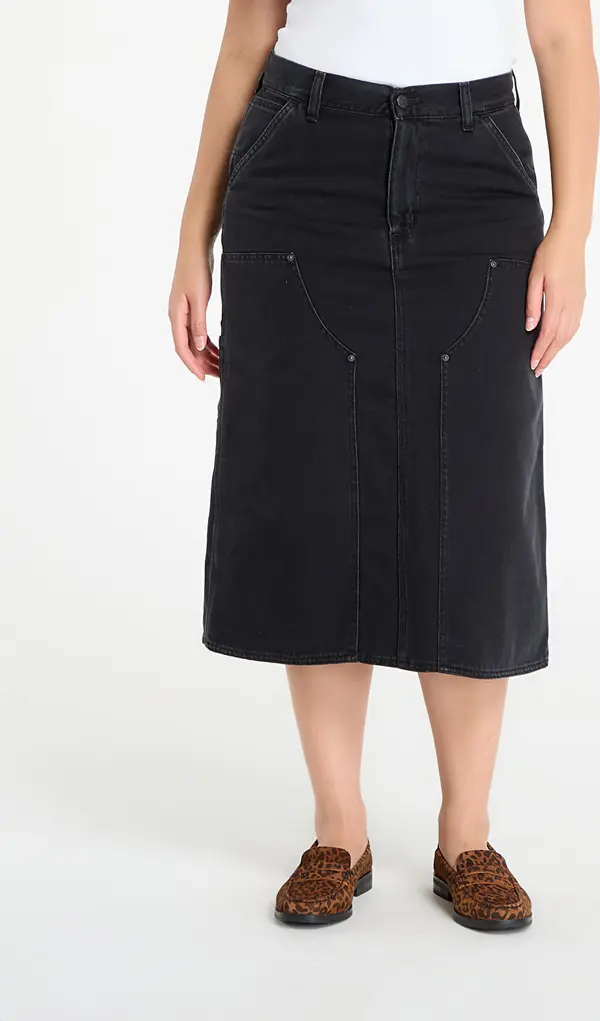Carhartt WIP Пола Carhartt WIP W' Double Knee Skirt Black Stone Washed XS