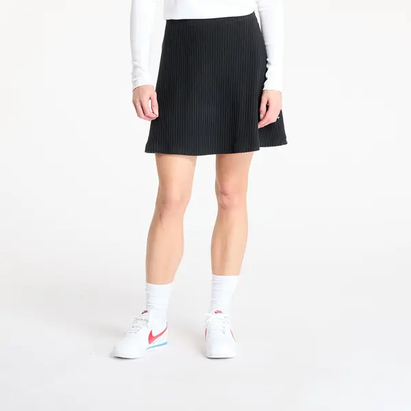 Nike Пола Nike Sportswear Chill Knit Women's Ribbed Mini Skirt Black/ Black XL