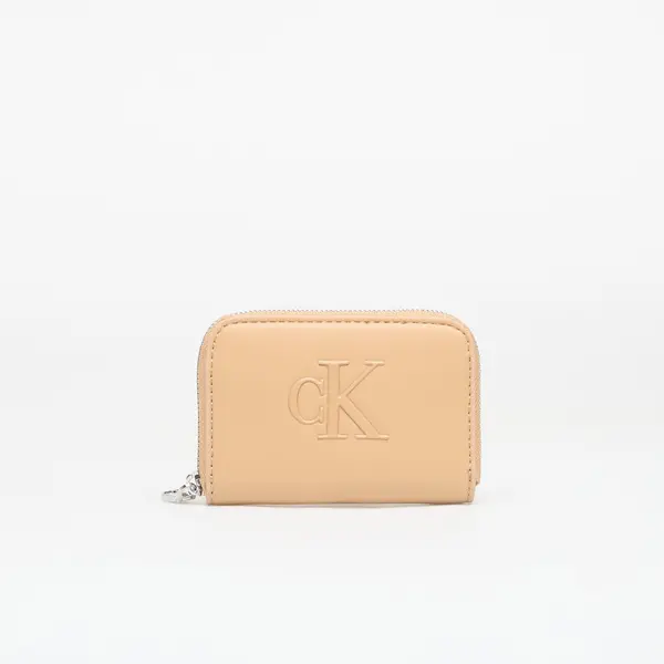 Calvin Klein Портфейл Calvin Klein Bold Ck Medium Zip Around Tannin Universal