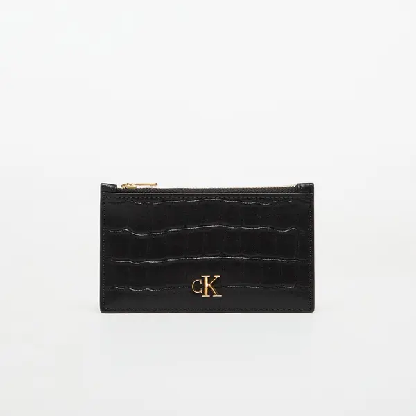Calvin Klein Портфейл Calvin Klein Croc 6 Cc Cardcase Black Universal