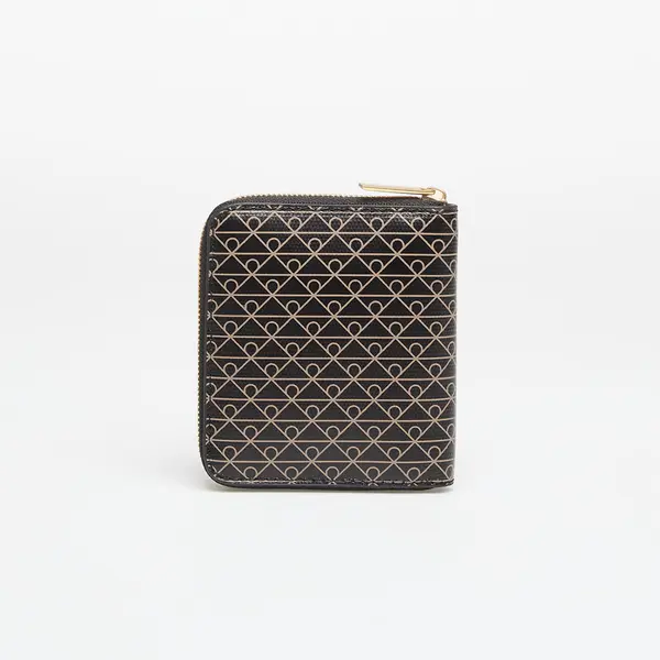 Calvin Klein Портфейл Calvin Klein Emblem Aop Square Zip Around Black Universal