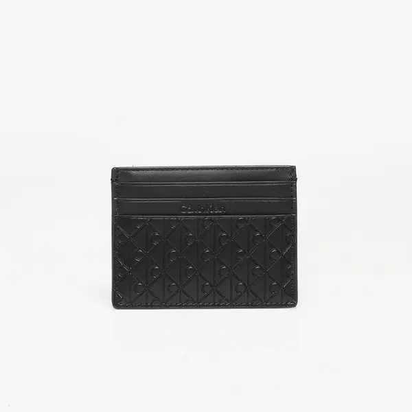 Calvin Klein Портфейл Calvin Klein Embossed Emblem Cardholder Black Universal
