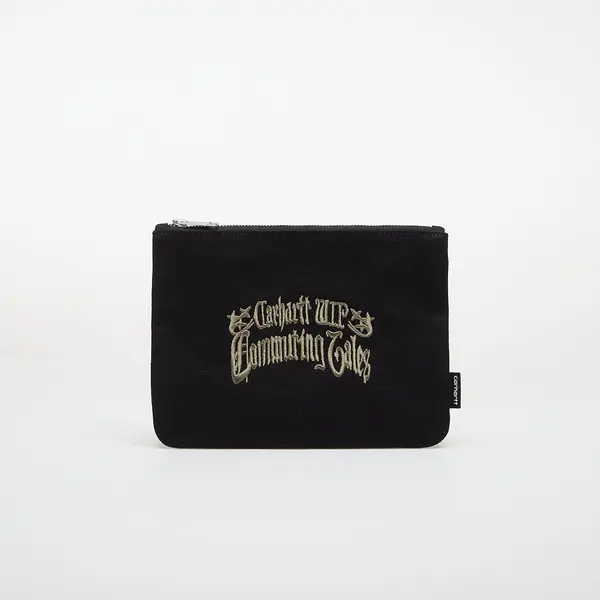 Carhartt WIP Портфейл Carhartt WIP Canvas Graphic Zip Wallet Commuting Tales Embroidery/ Black Universal