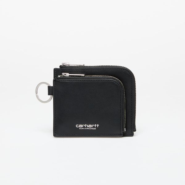 Carhartt WIP Портфейл Carhartt WIP Double Vegas Zip Wallet Black/ Silver Universal