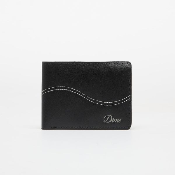 DIME Портфейл DIME Cursive Bifold Wallet Black Leather Universal