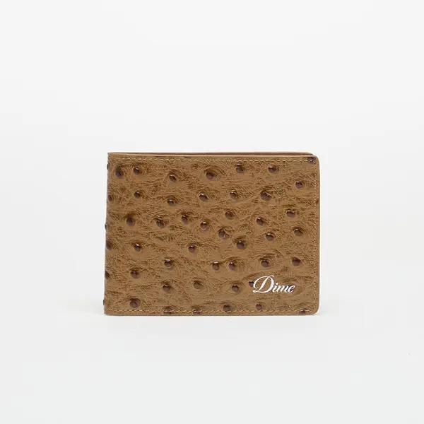 DIME Портфейл DIME Fauxstrich Wallet Coffee Universal