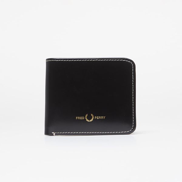 FRED PERRY Портфейл FRED PERRY Box Leather Billfold Wallet Black Universal