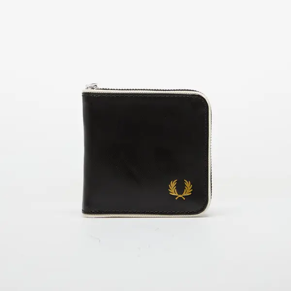 FRED PERRY Портфейл FRED PERRY Classic Zip Around Wallet Black/ Ecru Universal
