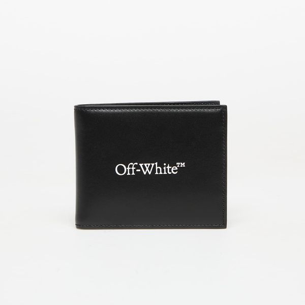 Off-White Портфейл Off-White Bookish Bifold Black/ White Universal