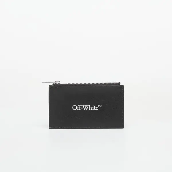 Off-White Портфейл Off-White Bookish Zipped Card Case Black Universal