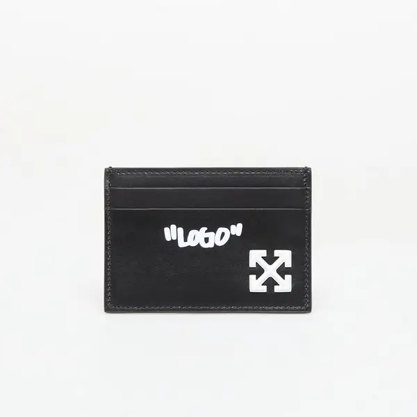 Off-White Портфейл Off-White Jitney Quote Card Case Black/ White Universal