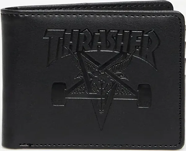 Thrasher Портфейл Thrasher Skategoat Leather Wallet Black Universal