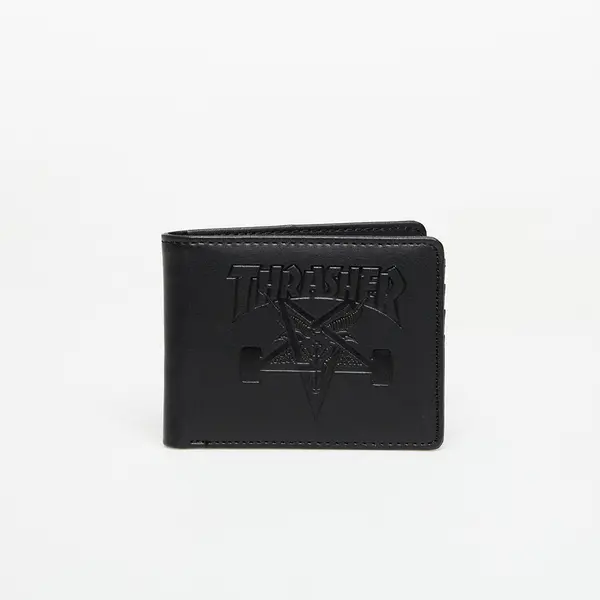 Thrasher Портфейл Thrasher Skategoat Leather Wallet Black Universal
