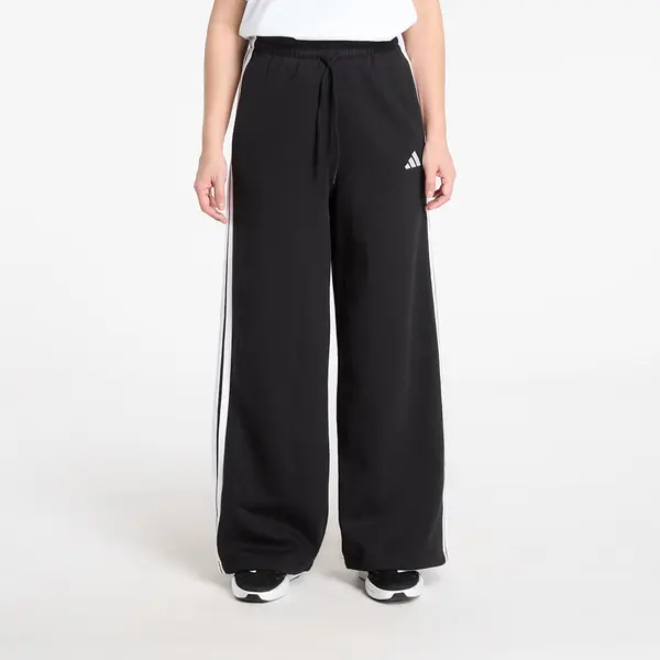 adidas Performance Потници adidas 3-Stripes Fleece Wide Pant Black L