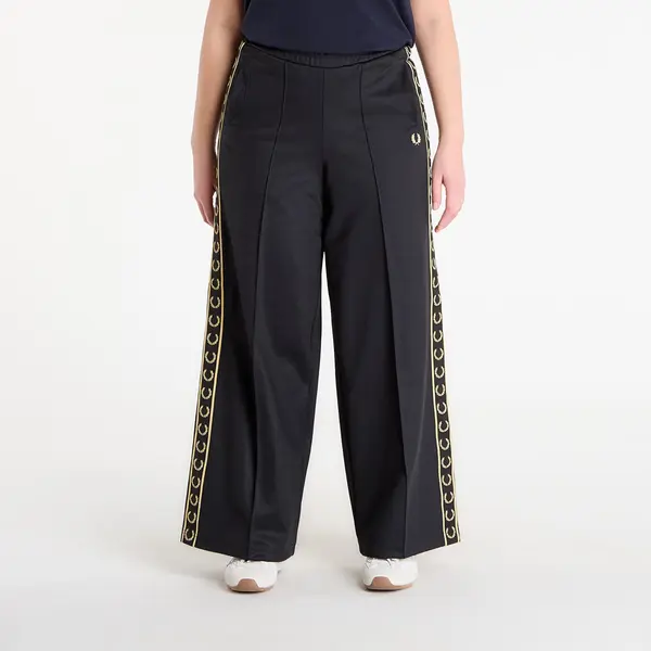 FRED PERRY Потници FRED PERRY Taped Track Pants Black/ Champagne 38