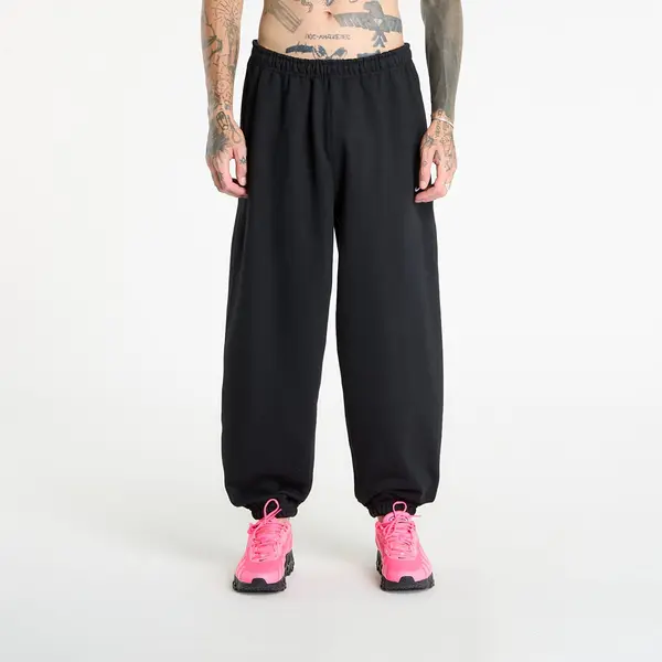 Nike Потници Nike Solo Swoosh Men's Cuffed Fleece Pants Black/ Black/ White XXL