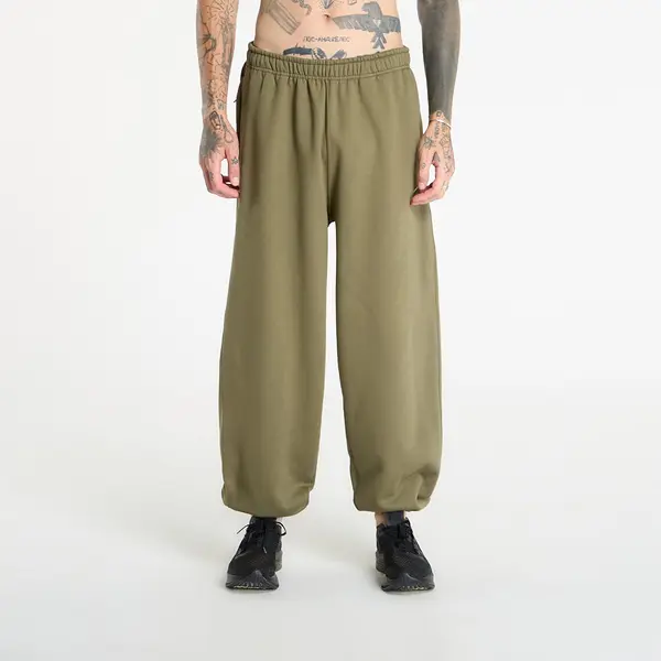 Nike Потници Nike Solo Swoosh Men's Cuffed Fleece Pants Medium Olive/ Medium Olive/ White XL