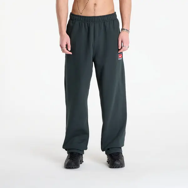 Nike Потници Nike Solo Swoosh Men's Fleece Open-Hem Pants Black Spruce/ White M