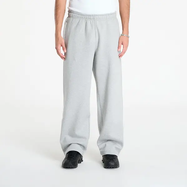 Nike Потници Nike Solo Swoosh Men's Fleece Open-Hem Pants Dk Grey Heather/ Lt Smoke Grey/ White XS