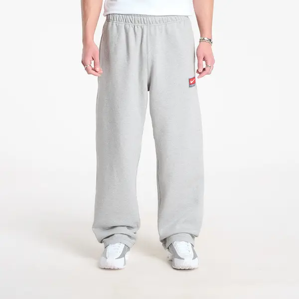 Nike Потници Nike Solo Swoosh Men's Fleece Open-Hem Pants Dk Grey Heather/ White XL