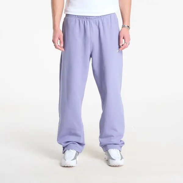 Nike Потници Nike Solo Swoosh Men's Fleece Open-Hem Pants Iron Purple/ White L