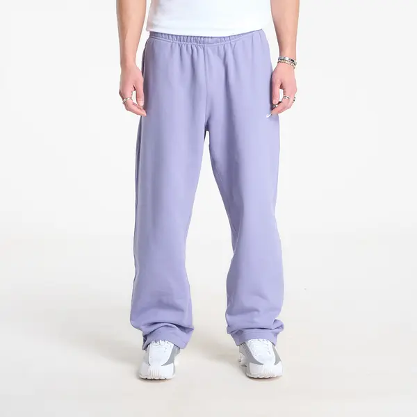 Nike Потници Nike Solo Swoosh Men's Fleece Open-Hem Pants Iron Purple/ White L