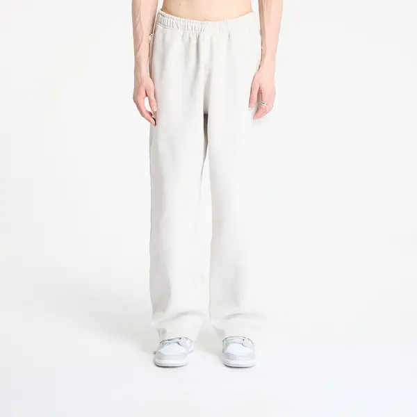Nike Потници Nike Solo Swoosh Men's Open-Hem Fleece Pants Light Bone/ White XL