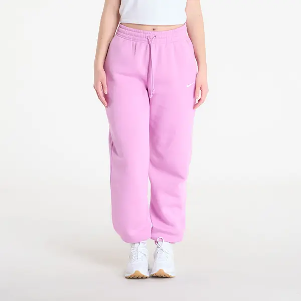 Nike Потници Nike Sportswear Phoenix Fleece Women's High-Waisted Oversized Sweatpants Lt Magenta/ Sail S
