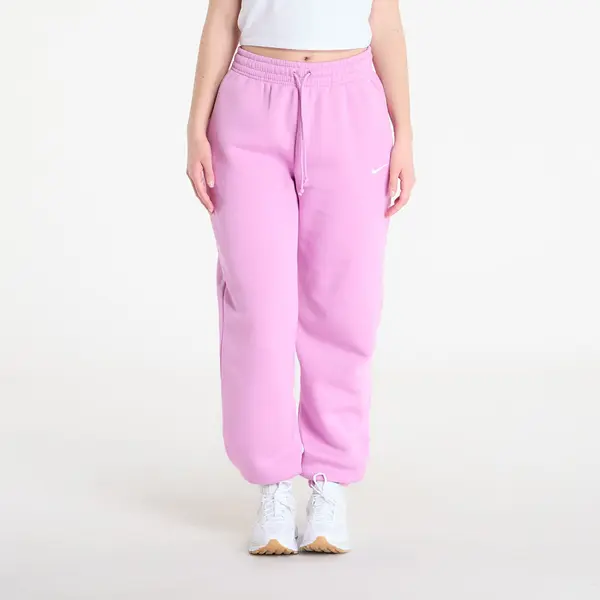 Nike Потници Nike Sportswear Phoenix Fleece Women's High-Waisted Oversized Sweatpants Lt Magenta/ Sail XXL