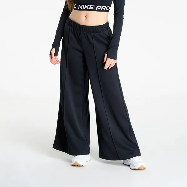 Nike Потници Nike Sportswear Women's Mid-Rise Wide-Leg Track Pants Black/ Black/ Sail M