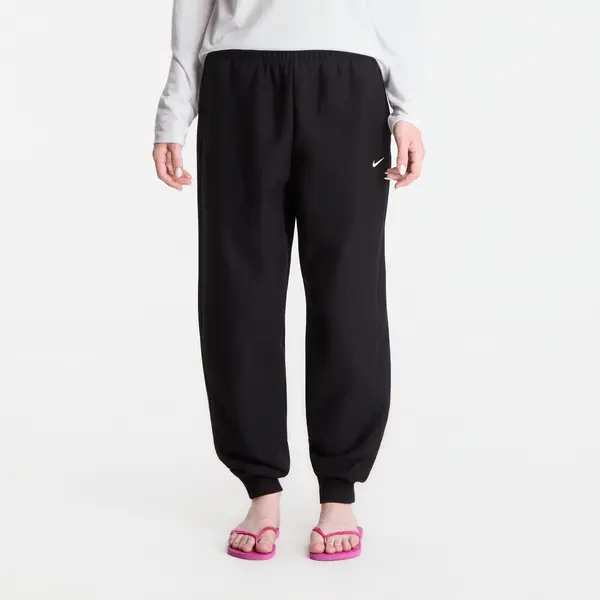 Nike Потници Nike Studio Fleece Heavyweight Women's Oversized High-Rise Joggers Total Black/ Sail L