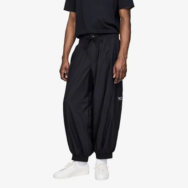 Y-3 Потници Y-3 Raw Edge 3 Stripes Nylon Shell Tracksuit Bottoms Black M