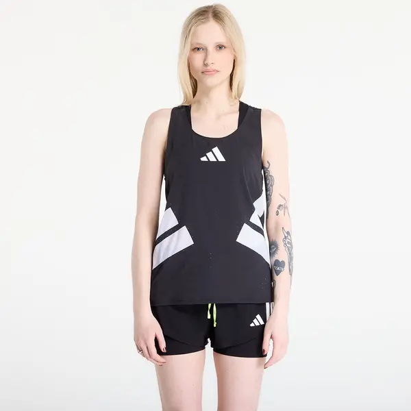 adidas Performance Потник adidas Adizero Road To Records Singlet Black XS