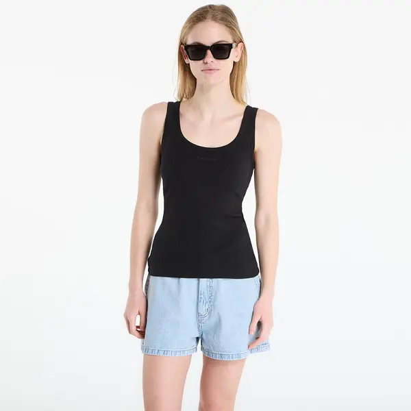 Calvin Klein Потник Calvin Klein Sl Varigated Rib Nano Logo Tank Black L