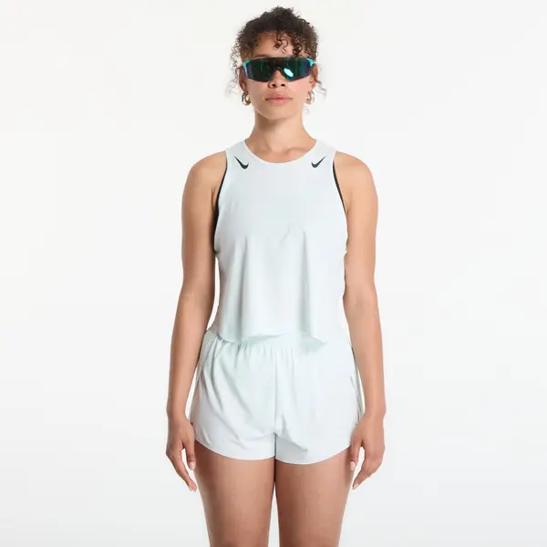 Nike Потник Nike AeroSwift Women's Dri-FIT ADV Cropped Running Tank Top Barely Green/ Black L