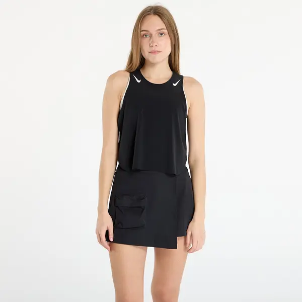 Nike Потник Nike AeroSwift Women's Dri-FIT ADV Cropped Running Tank Top Black/ White XS