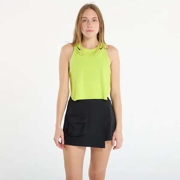 Nike Потник Nike AeroSwift Women's Dri-FIT ADV Cropped Running Tank Top Cyber/ Black M