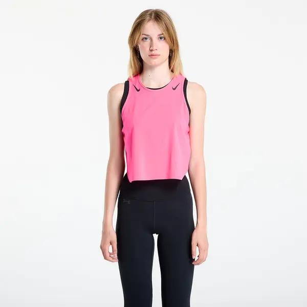 Nike Потник Nike AeroSwift Women's Dri-FIT ADV Cropped Running Tank Top Hyper Pink/ Black L