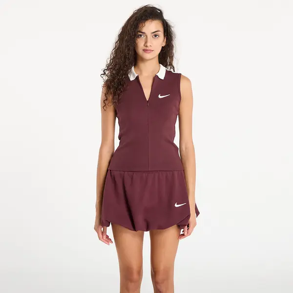 Nike Потник Nike W Fitted Tank Burgundy Crush/ Sail M