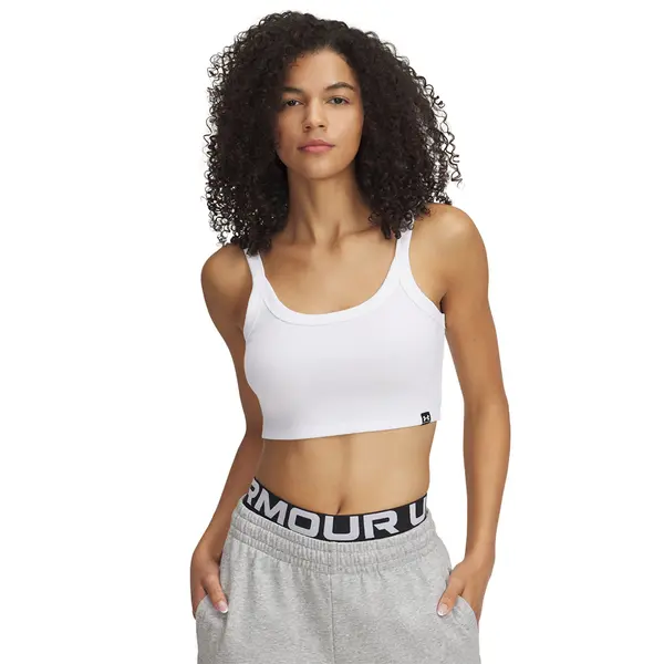 Under Armour Потник Under Armour Rival Rib Baby Tank White/ White L