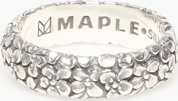 MAPLE Пръстен MAPLE Floral Band Silver 925 11