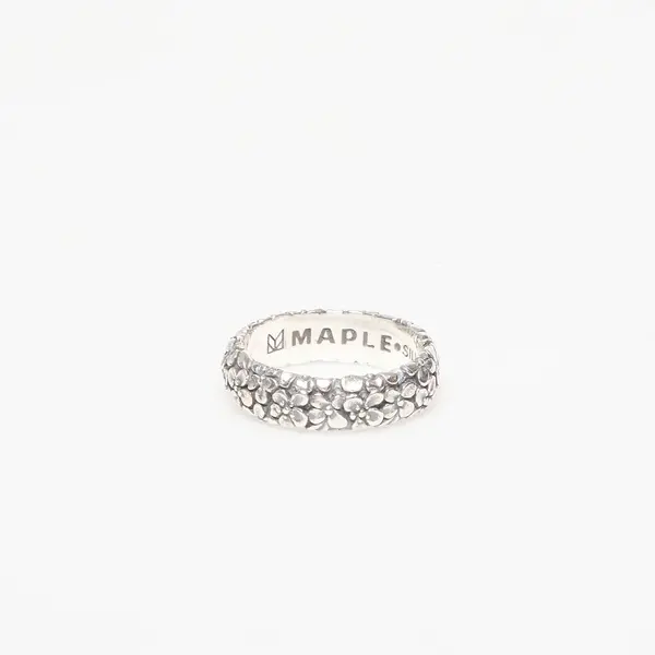 MAPLE Пръстен MAPLE Floral Band Silver 925 11