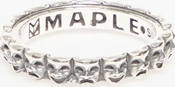 MAPLE Пръстен MAPLE Laugh Now Cry Later Ring Silver 925 12