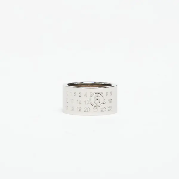 MM6 Пръстен MM6 Maison Margiela Ring Polished Palladio 07