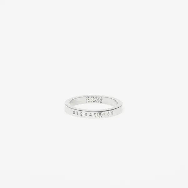 MM6 Maison Margiela Пръстен MM6 Ring Brushed Palladio 7