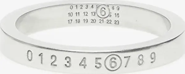 MM6 Пръстен MM6 Ring Brushed Palladio 9