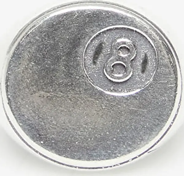 TwoJeys Пръстен TwoJeys 8 Ball Ring Silver 56 mm