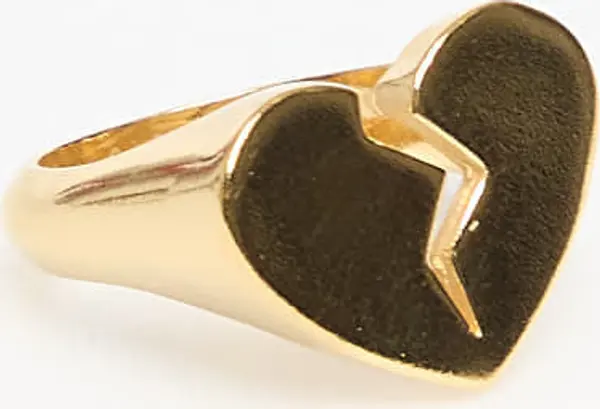 TwoJeys Пръстен TwoJeys Broken Heart Ring Gold 56 mm