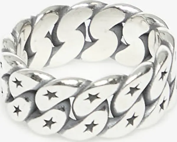 TwoJeys Пръстен TwoJeys Cuban Monogram Ring Silver 54 mm